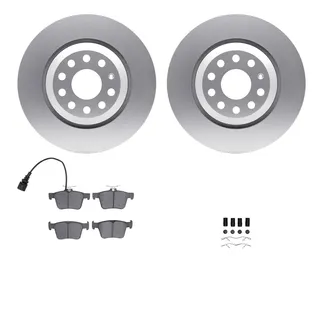 R1 Concepts WDTH1-74021 Brake Rotors - Carbon Coated W/ Euro Ceramic Pads & Hdw